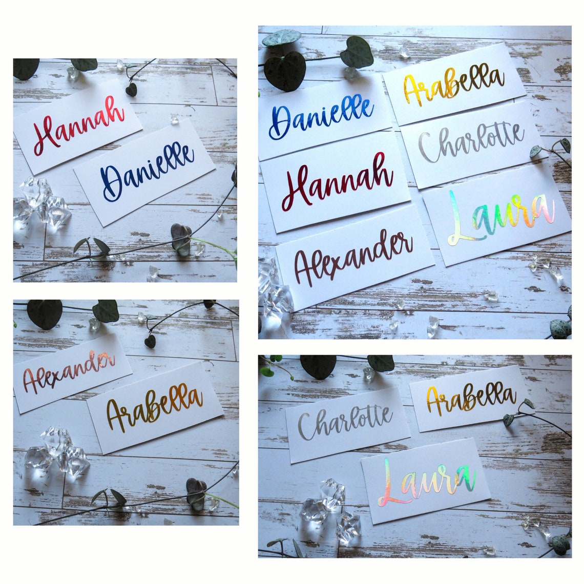 Personalized Vinyl Name Stickers Custom Name Decal Hen Etsy UK