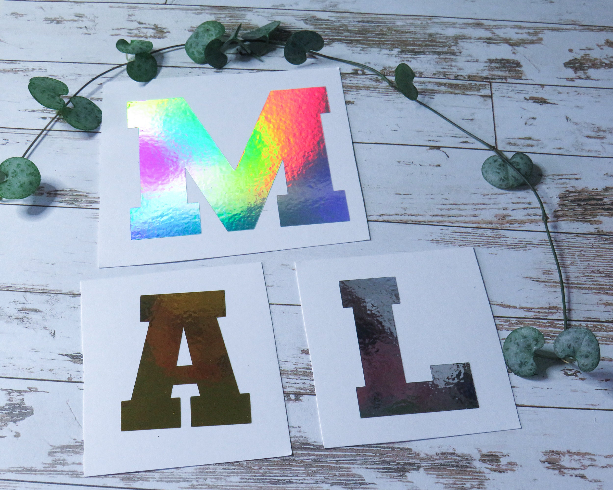 Sticker Letters Varsity Personalized Varsity Letter Sticker: Waterproof Vinyl Decal - Etsy UK
