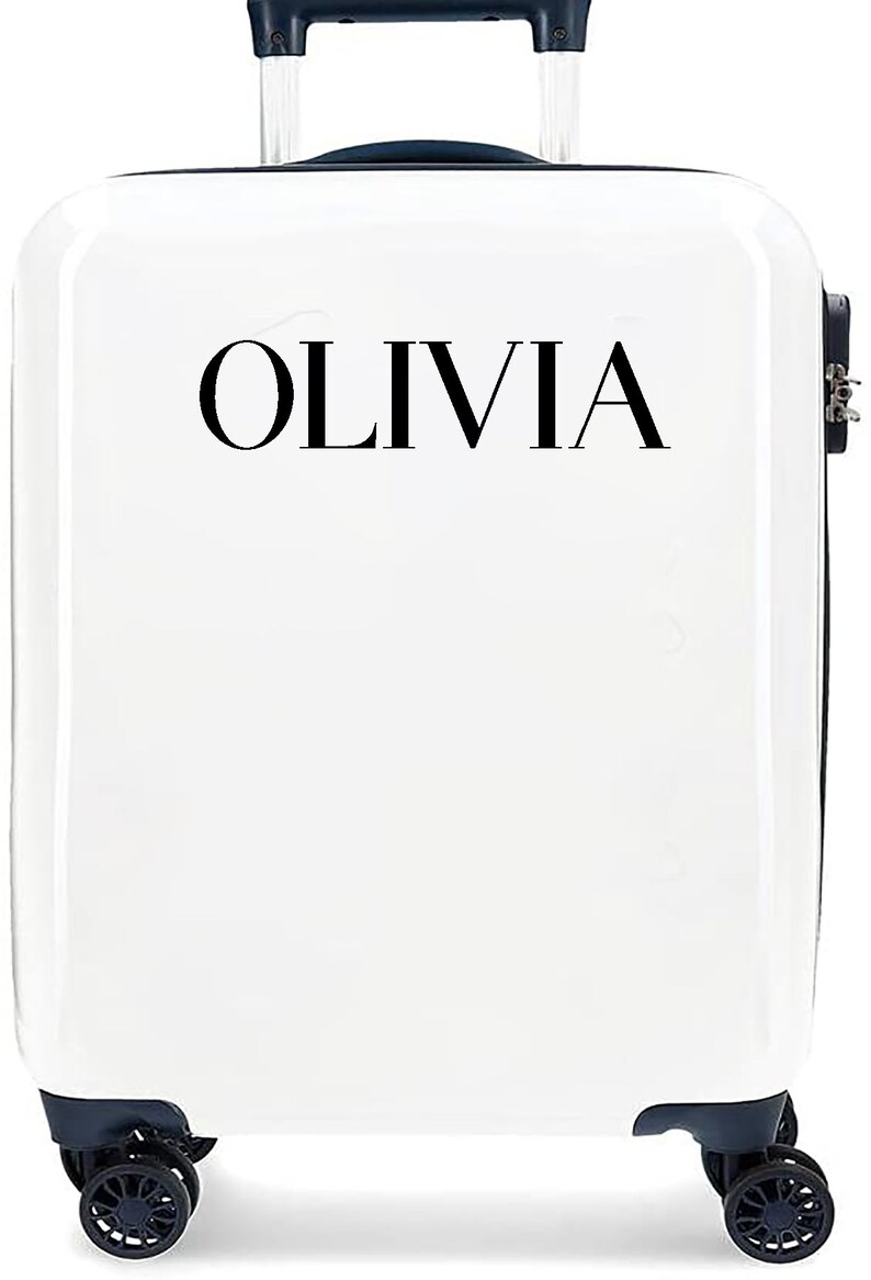 Custom Luggage Vinyl Name Stickers / Label for Suitcase / Etsy