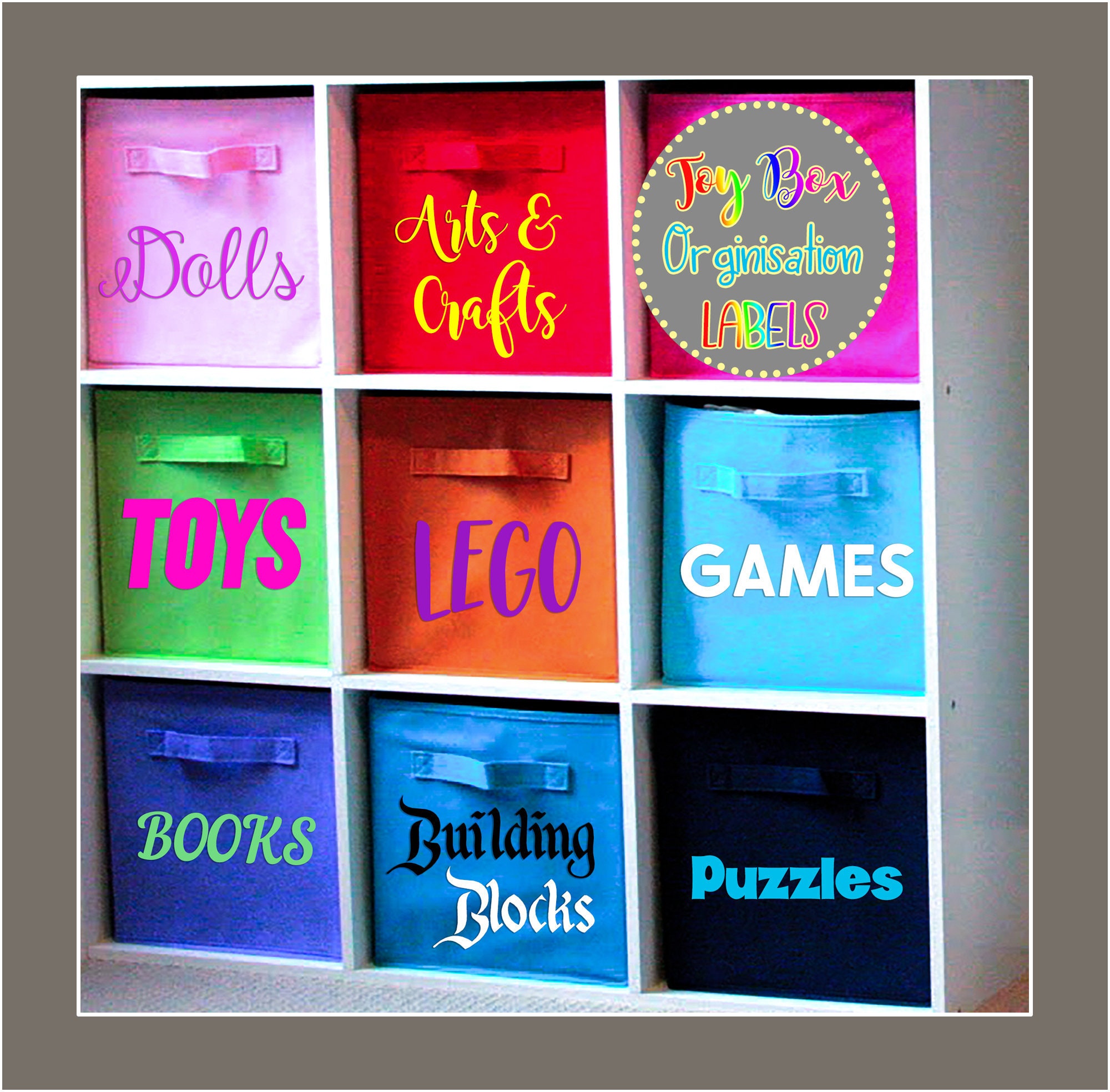 name decals for toy box