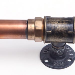 Industrial copper handrail for indoor and outdoor use