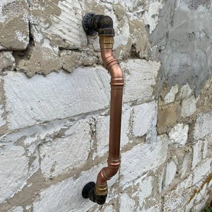 Copper industrial handle