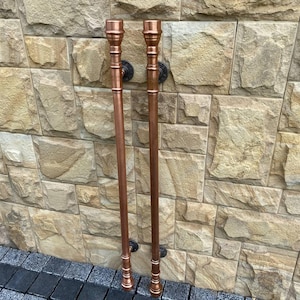 Copper door handles Industrial long door handles