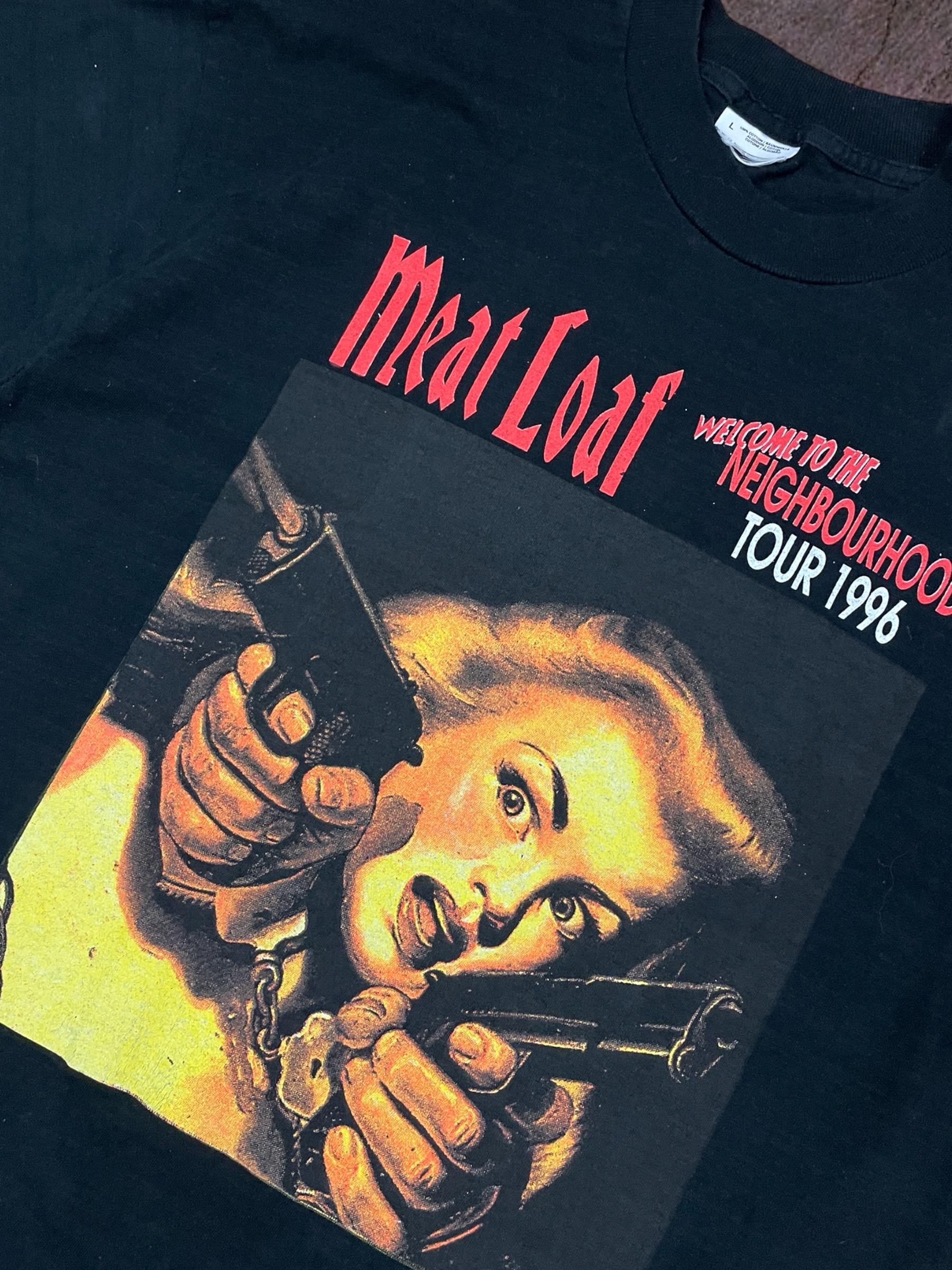 Meat Loaf T-shirt 1996 96 Bandshirt Vintage Tour 90s Welcome Meat Loaf T-shirt 1996 96 Bandshirt Vintage Tour 90s Welcome