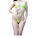 116-15 * Sexy, Hot, mini, micro, SHbikini, bikini, Slingshot string, extreme g-string, erotic, swimsuit, spandex, fluorescent green 