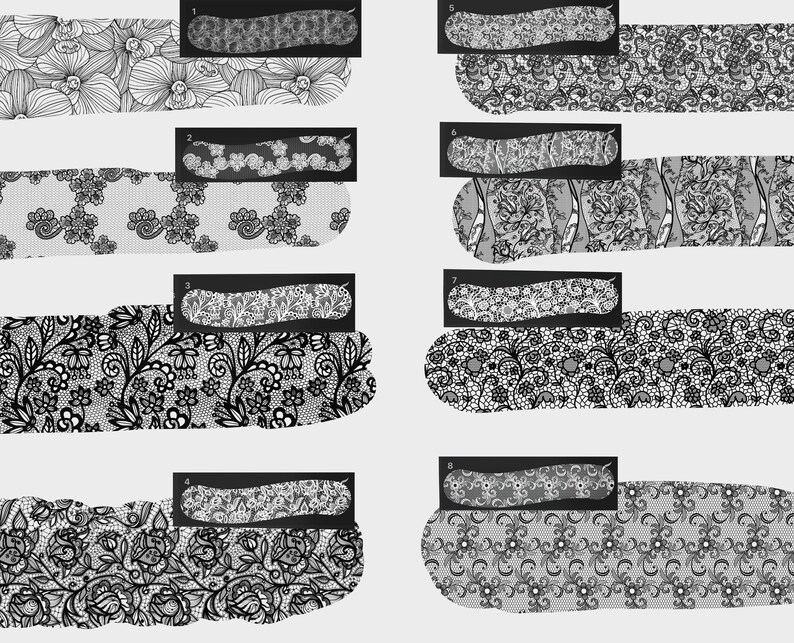 LACE 14 brushes for Procreate app For digital draw For | Etsy