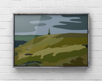 Ilustración de Stoodley Pike Landscape