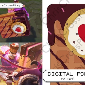 League of Legends Sugar Rush Braum-cosplayschildpatroon