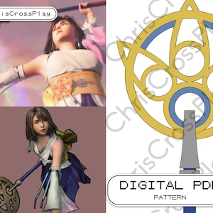 Final Fantasy X Yuna Summoner Staff Pattern for Cosplay