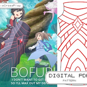 BOFURI Maple's Shield Pattern for Cosplay