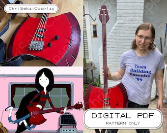 Adventure Time Marceline Bass Axe Cosplay Pattern