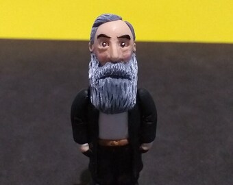 Friedrich Engels / Figurine Friedrich Engels / Friedrich Engels Handmade Figure / Cold Porcelain