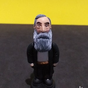 Friedrich Engels / Figurine Friedrich Engels / Friedrich Engels Handmade Figure / Cold Porcelain