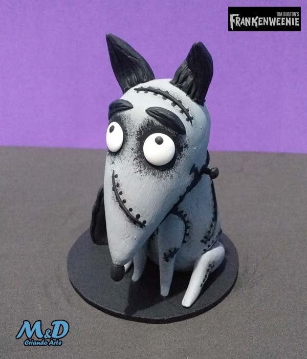 Sparky Frankenweenie - Tim Burton / Figur Hund / handgemachte