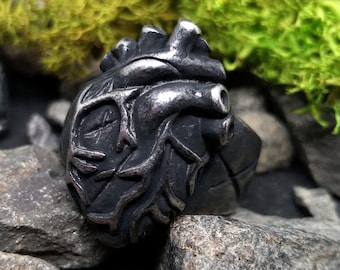 Anatomy Heart Ring Heart Jewelry Gothic Love Romantic Organ