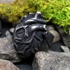 Anatomy Heart Ring Heart Jewelry Gothic Love Romantic Organ