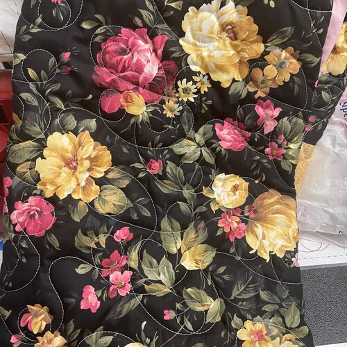 Shops Floral Quilted Throw