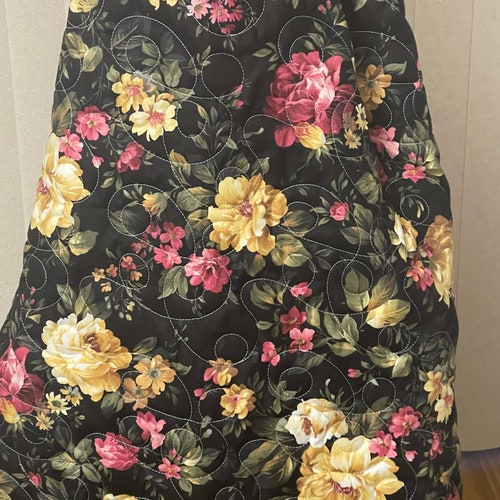 Shops Floral Quilted Throw