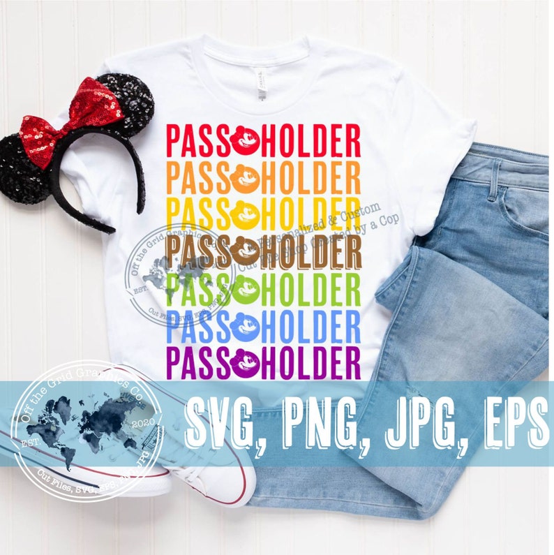 Download Retro Disney Passholder Disney SVG EPS PNG Mickey Shirt | Etsy