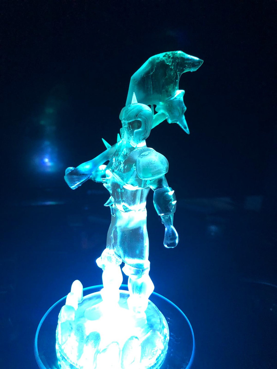 Runescape osrs resin LED lamp Dharok Etsy