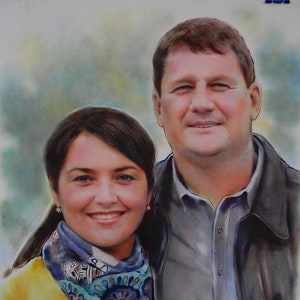 Custom portrait from photo, portrait of kids, Portrait to order, couple portrait, Portrait Painting, Handmade Personalized Gift