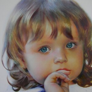Peinture de portrait à l'huile personnalisée à partir d'une photo, dessin de portrait, portrait sur commande, portrait personnalisé fait main à partir d'une photo