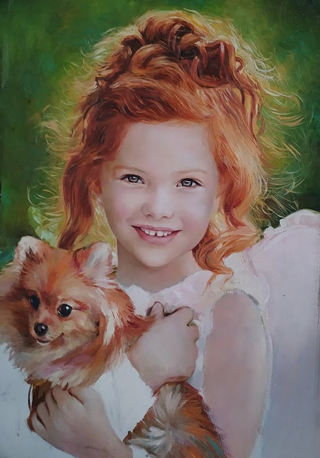 100 Handpainted Portrait From Photo Oil on Canvas Custom Etsy