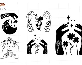 Download Boho Moon Clipart Celestial Wildflowers Mental Health Svg Believe In Yourself Floral Moon Svg Dandelion Svg Magic Svg Clip Art Art Collectibles