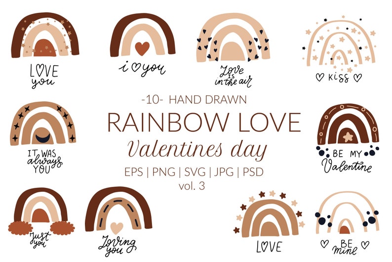 Free Free 118 Love Rainbow Svg SVG PNG EPS DXF File