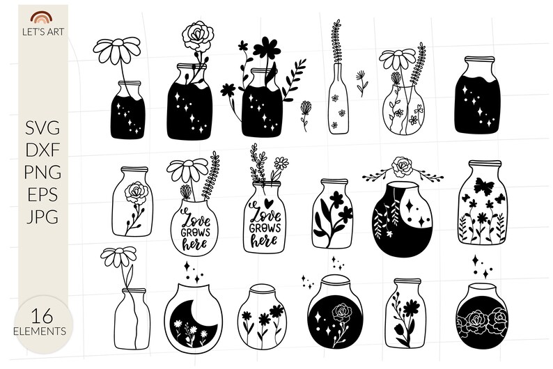 Download Love Grows Here Mason Jar Svg Mason Jar Svg Bundle Wildflowers Svg Mothers Day Mason Jar Mason Jar Flowers Floral Svg Rustic Svg Clip Art Art Collectibles Shantived Com