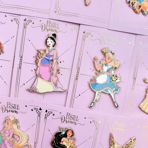 Pastel Dream collection of jumbo pin's Princesses image 2