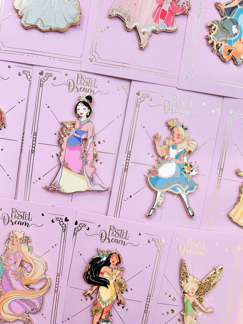 Collezione Pastel Dream di principesse di jumbo pin immagine 2