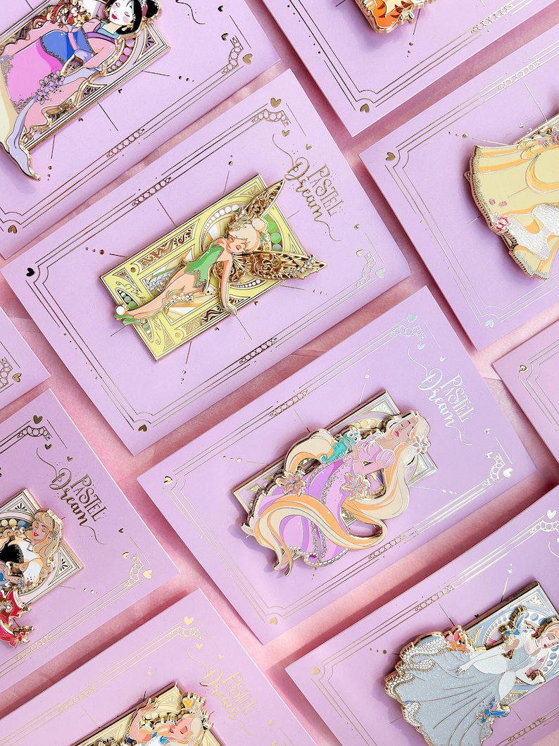 Pastel Dream collectie Pin op pin Prinsessen afbeelding 1