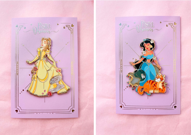Pastel Dream collection of jumbo pin's Princesses image 6