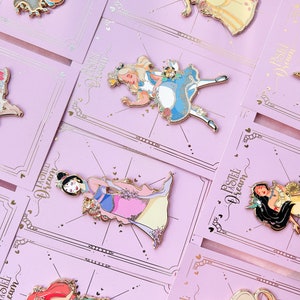 Pastel Dream collection of jumbo pin's Princesses image 1