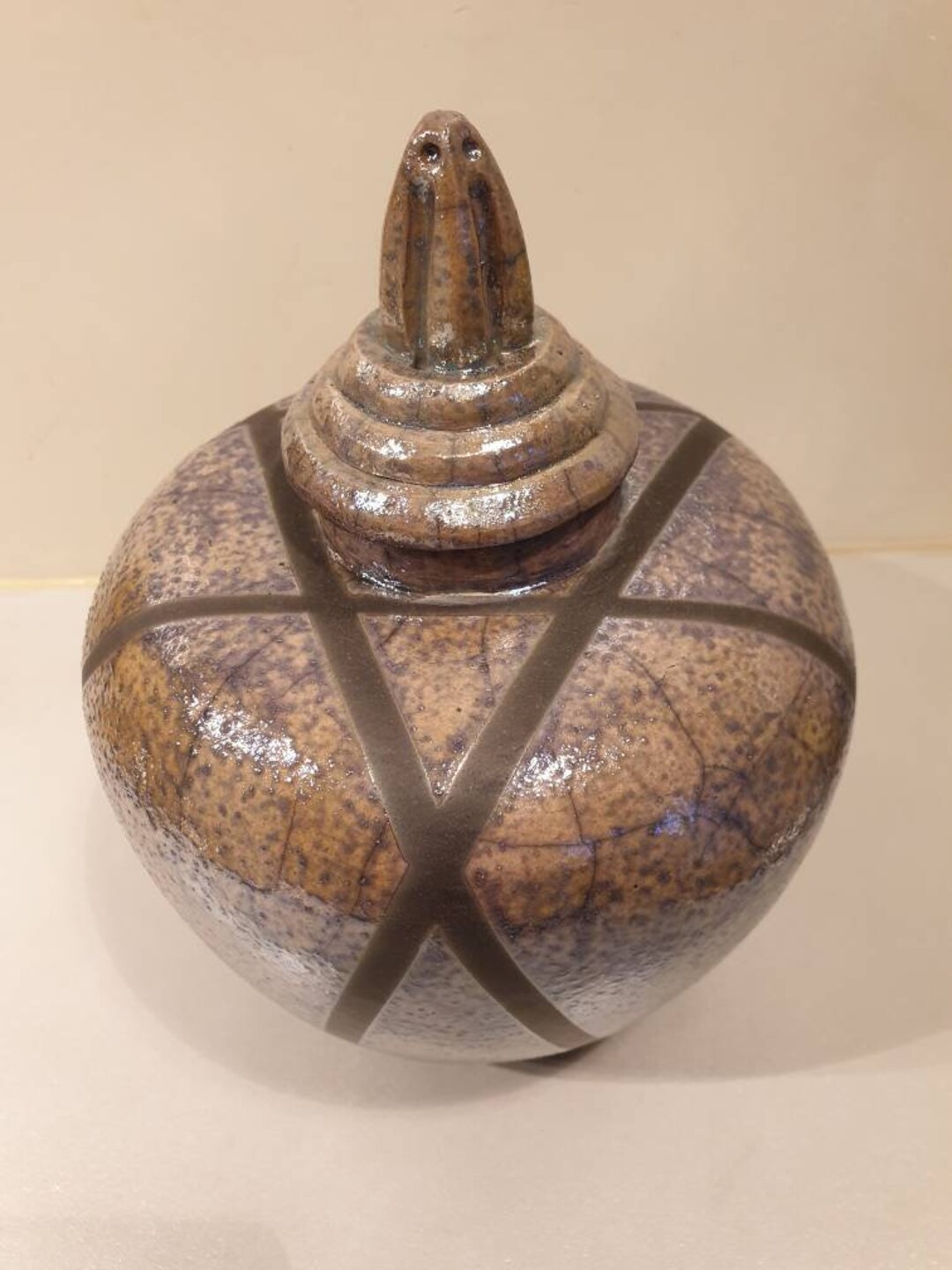 Pots/urns Hand-formed and Raku-fired. From Our Own Studio. - Etsy