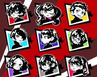 P5R Acrylic Pins