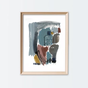 Printable Abstract Poster,Blue Abstract Wall Art,Grey Abstract Wall Art,Navy Blue print,Printable Wall Art,Abstract Instant Download