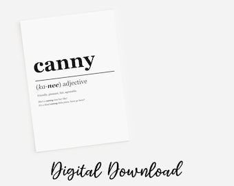 Geordie Canny Card: Newcastle Print (Digital Download)