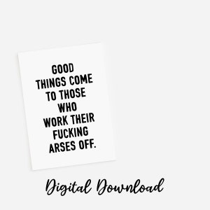 Descarga digital, tarjeta inspiradora, tarjeta bien hecha, tarjeta de trabajo duro, tarjeta de exámenes aprobados, tarjeta de felicitación, tarjeta de descarga digital.
