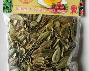 Eko Zora Foglie di mirtillo rosso naturali al 100% adatte per il tè Salute e relax 30 g