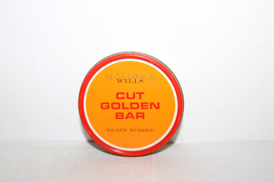 Vintage Wills Cut Golden Bar Tobacco Tin marked Etsy
