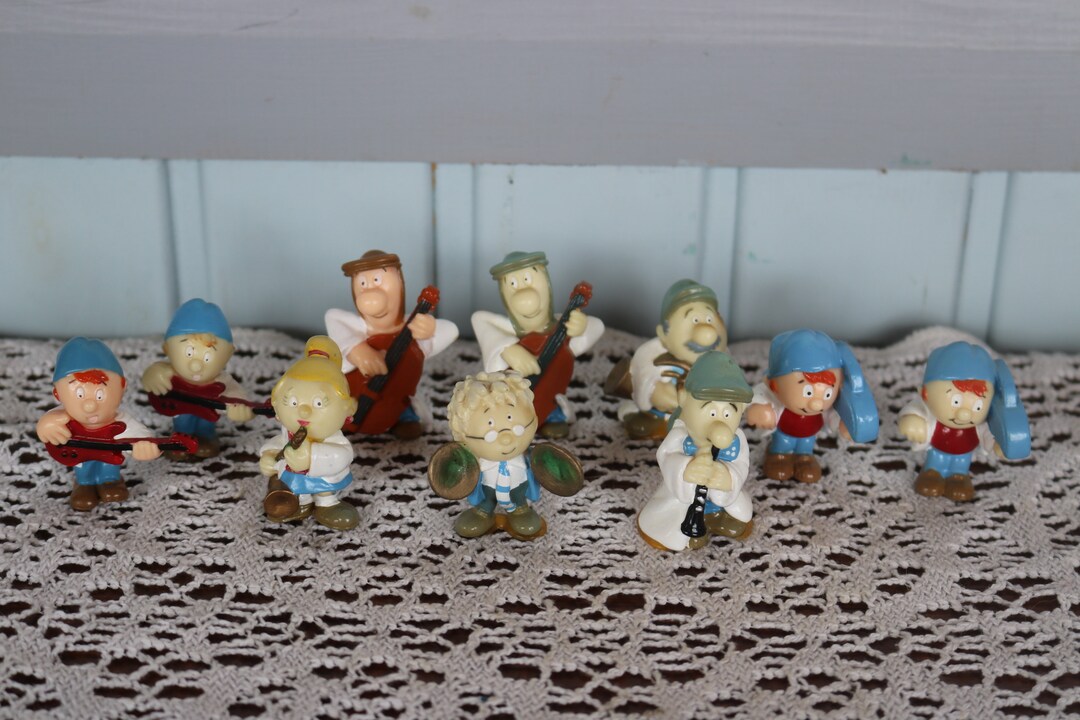 Vintage Tetley Tea Music Band Figurines 1994 Etsy