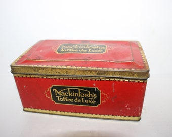 Vintage Mackintosh's Toffee Tin (Dents in top)
