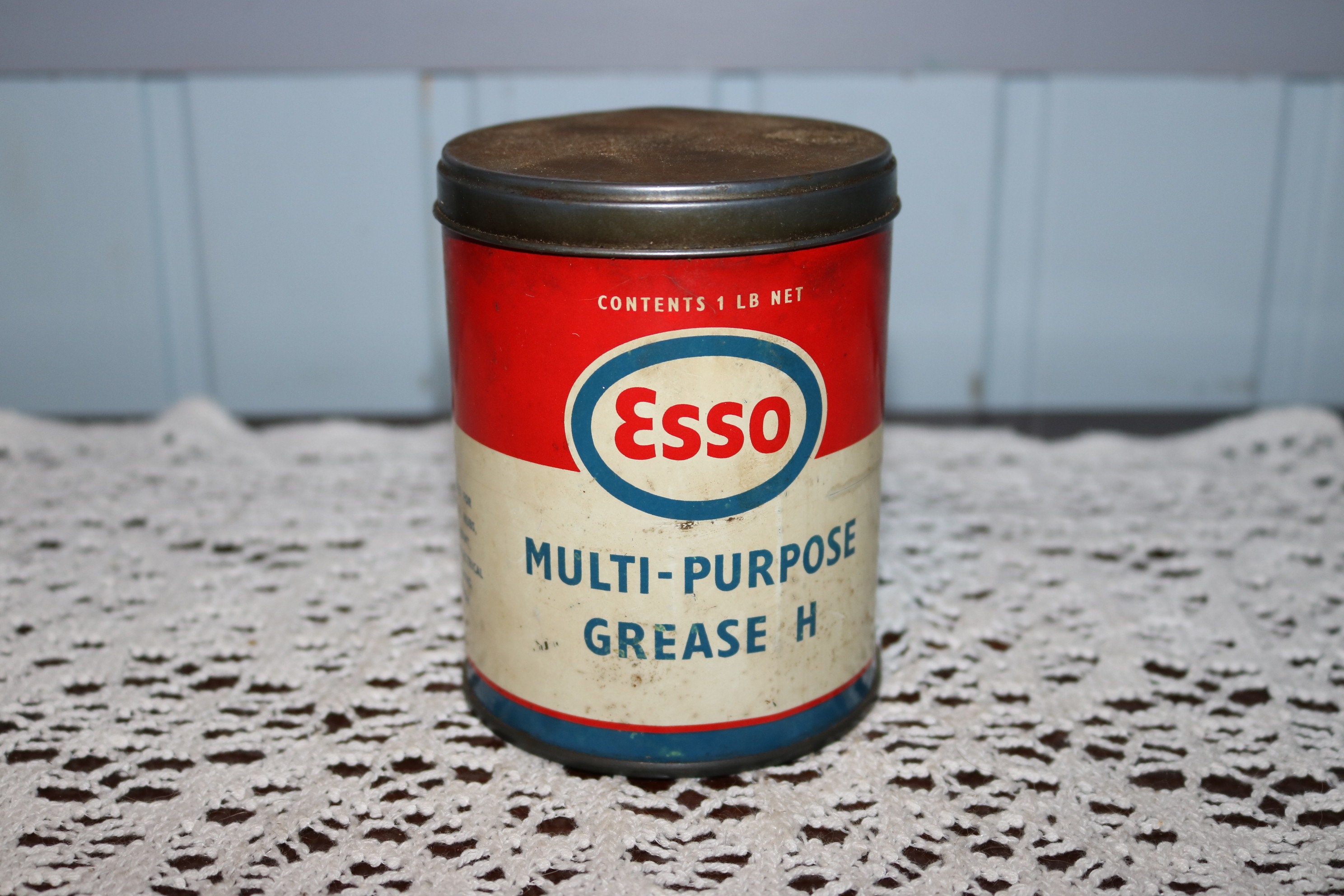 Vintage Esso Multipurpose Grease Tin Etsy Australia