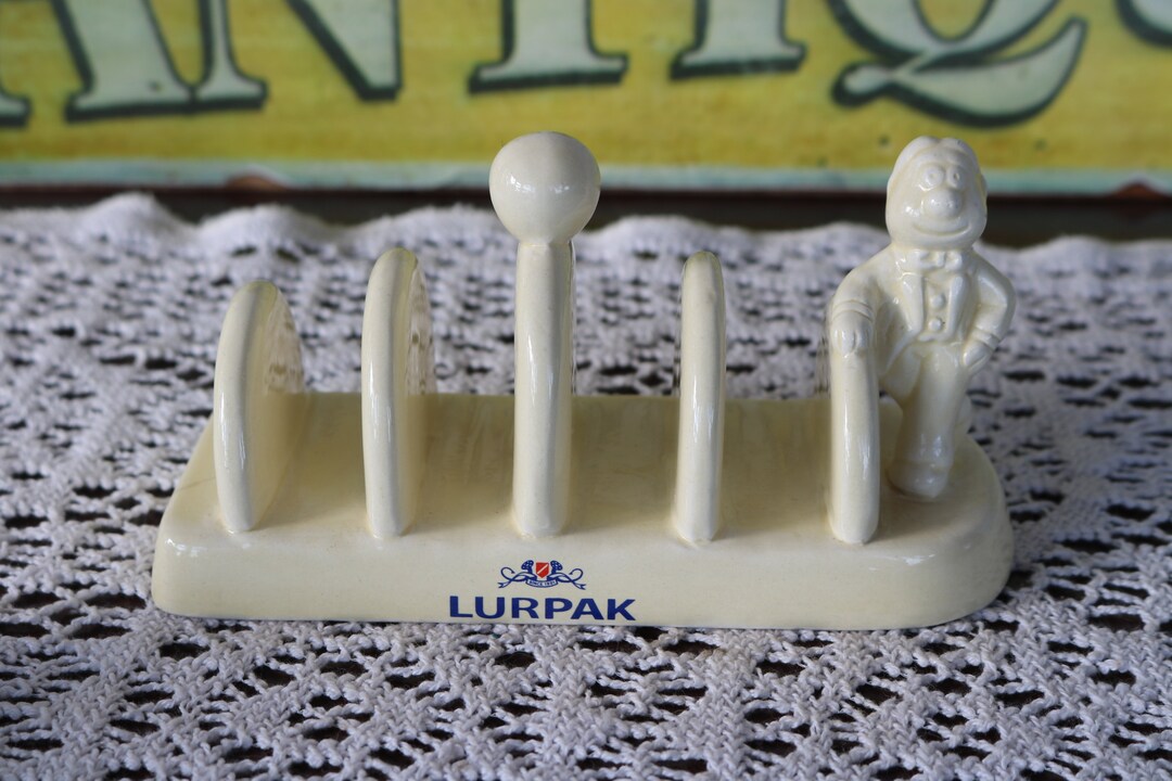 Vintage Lurpak Toast Holder Ceramic Stand Etsy