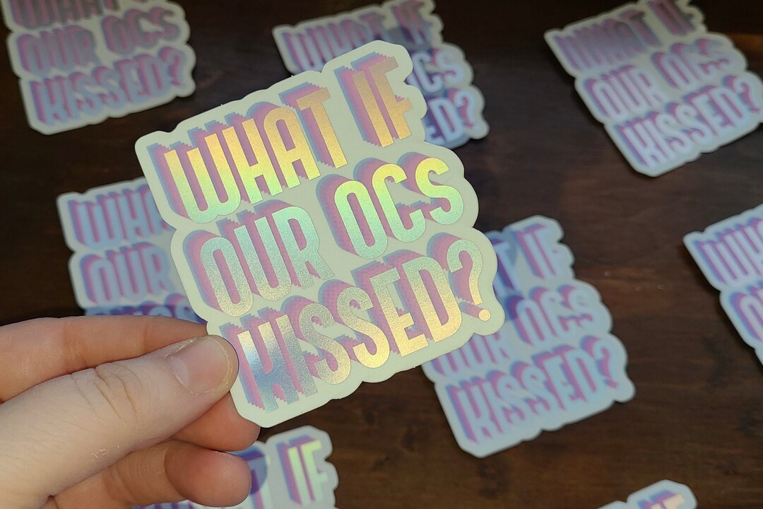 Ocs Sticker What If Our Ocs Kissed Sticker - Etsy Australia