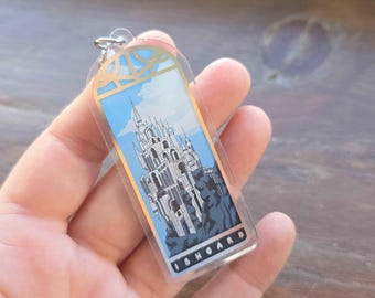 Ishgard Silver Foil Keychain - BGRADE