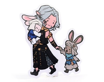 Urianger & Loporrit Sticker