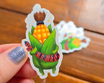 Cornservant Glossy Vinyl Sticker (2.5")